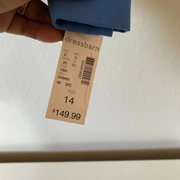 Dressbarn Women's‎ Elegant Blue Blazer Size 14 - Picture 12 of 12